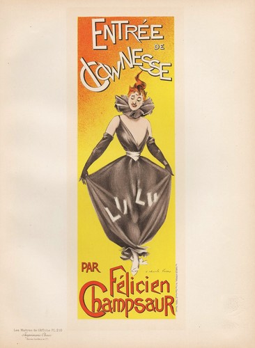 Affiche art nouveau felicien - affiche,