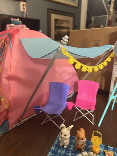 Barbie camping tent - barbie,