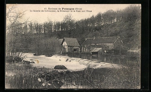 Cpa putanges scierie de - la,