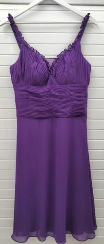 Robe voile helline t40 violet - voile,