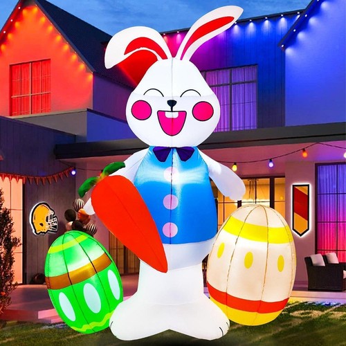 Lapin pâques gonflable - pâques,