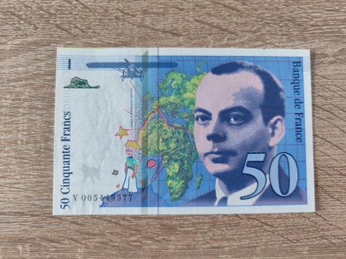 Billet francs saint exupery - francs,
