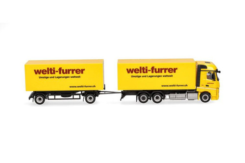 Herpa camion avec caisse - avec, et