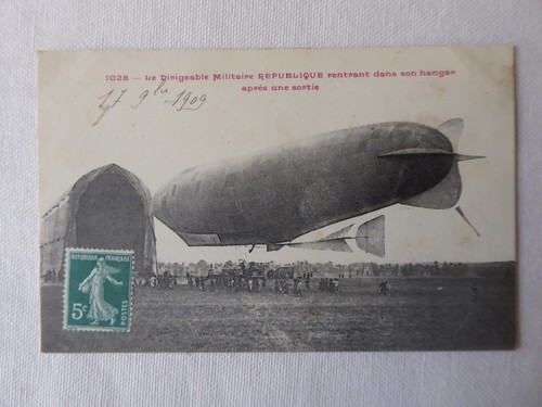Carte postale aerostation - postale,