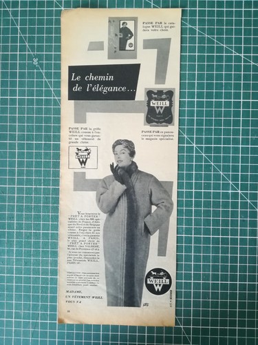 223 publicité ancienne 1950 - publicité,