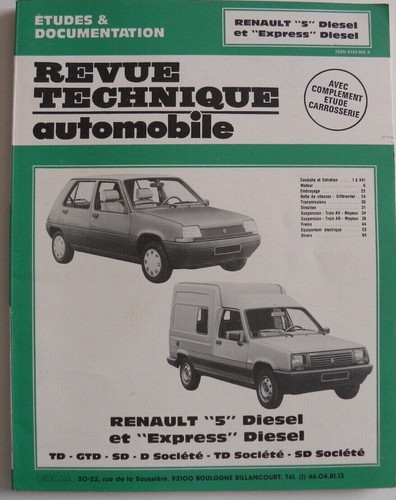 Revue technique automobile rta - automobile,