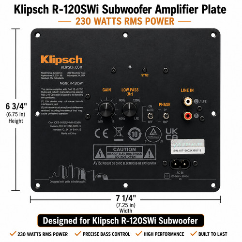 Klipsch amplifier - 12",