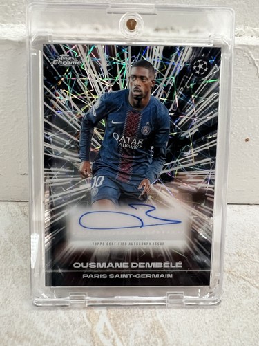 Topps chrome dembele black - chrome,