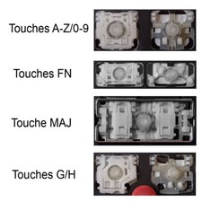 Touche de Clavier US pour LENOVO ThinkPad X1 Nano Gen 1 (Type 20UN / 20UQ)