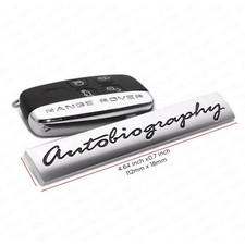 Emblème Arrière Range Rover Sport Autobiography Logo 3D Adhésif