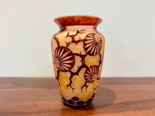 Verre français vase art - vase,