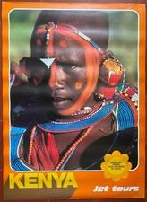 Affiche tourisme KENYA JET