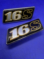 Logo Badge Emblème Monogramme 16S 16V Latéral Renault 19 Occasion Très Bon État