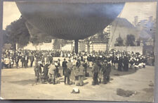 Carte photo sur ballon, aviation, montgolfière  à  Carentan (CPA/369)