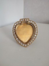 Coeur de marie métal doré