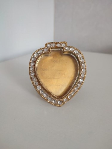 Coeur marie métal doré - coeur, de