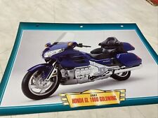 Hionda GL1800 Goldwing 2001 1800 GL fiche carte moto passion collection Atlas