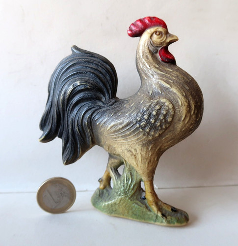 Grand celluloid ancien coq - ancien,