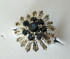 ANCIENNE BAGUE COCKTAIL ARGENT