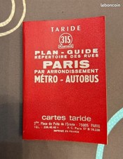 PLAN GUIDE DE PARIS CARTES