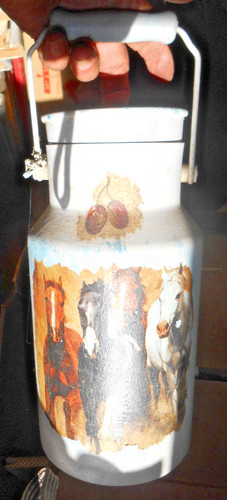 Rare ancien pot lait - pot, bidon