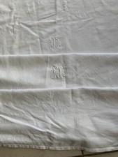 NAPPE ancienne damassé