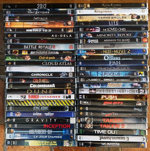 Lot dvd neufs thriller - dvd, /