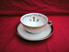 tasse sur soucoupe,souvenir de communion