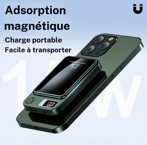Batterie externe magnétique