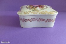 Boite porcelaine Limoges motif