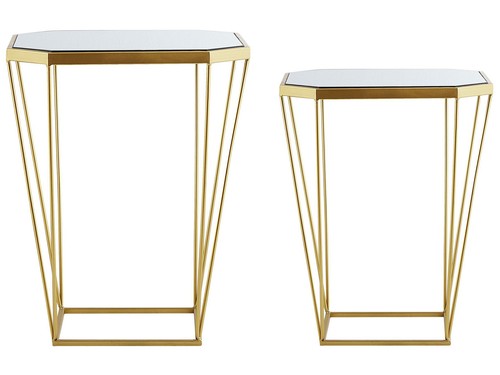 Beliani lot 2 tables - beliani,
