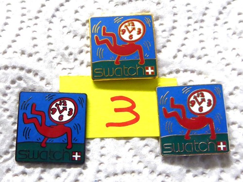 Lot pin montre - montre, par