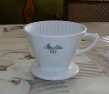 Vintage - porte-filtre Melitta 102 en porcelaine