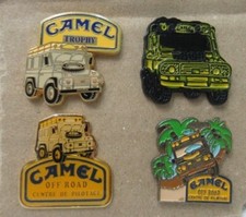 LOT DE 4 PIN'S CAMEL TROPHY  -