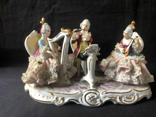 Antique dresden porcelaine - antique,