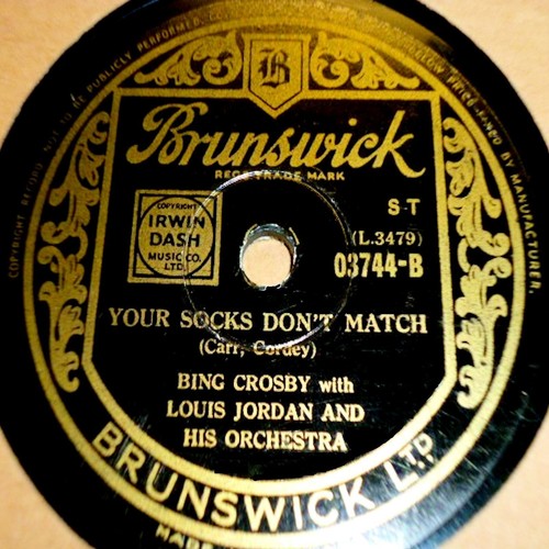 Louis jordan bing crosby 78 - louis, +