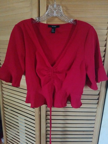 Forever red sheer teen - forever, 21
