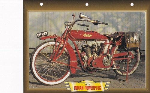 Fiche card 18x25cm moto - fiche,
