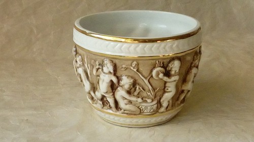 Petit cache pot faience - petit,