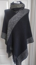 Poncho col roulé - anna, field