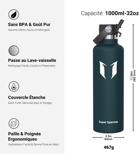 Gourde isotherme super - isotherme,
