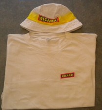 Anciens BOB & TEE SHIRT RICARD AUTHENTIQUE COMME NEUF  circa 1970