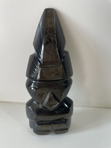 Statuette inca pierre - statuette,
