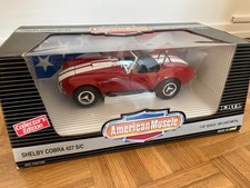 ERTL AMERICAN MUSCLE 1/18 SHELBY COBRA 427 S/C ROUGE