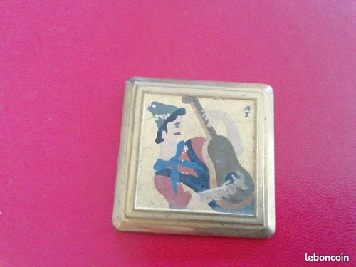 Ancienne broche peinte la - broche, a