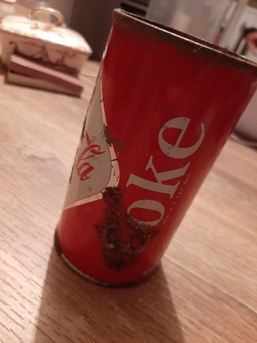 Ancienne canette coca cola - ancienne,