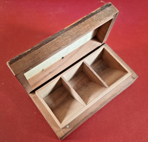 Boîte timbres bois - à,