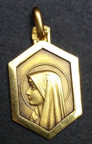 Médaille religieuse art déco - religieuse,