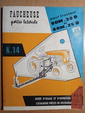 Someca faucheuse K14 sur Som20