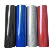 Rouleau Vinyle Carbone 5D 200x50cm Covering haut de gamme Brillant Noire